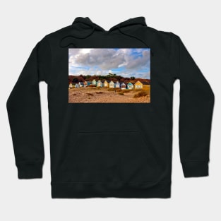 Beach Huts Hengistbury Head Dorset England UK Hoodie